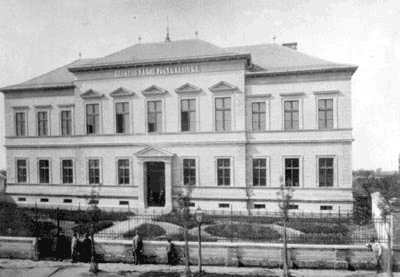 A gimnázium épülete 1888-ban